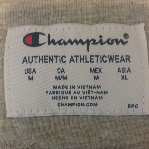 Champion Authentic Athleticwear Full Zip Sweatshirt Jacket Men's Size M - Picture 4 of 9